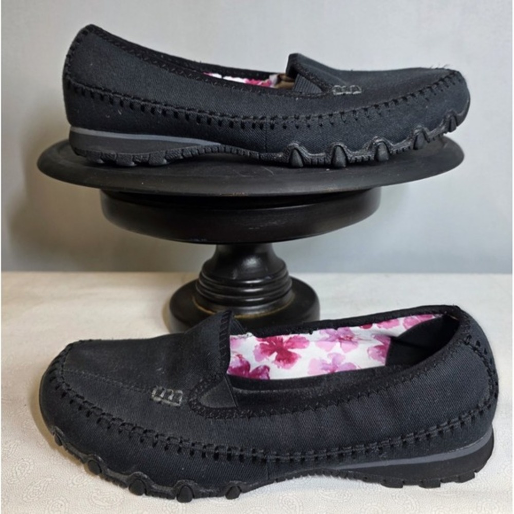 Skechers Relaxed Fit Jaywalk 7.5 Black Memory Foam Comfort Walk Staple